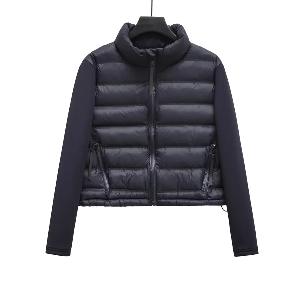 vestoraa kar&otza / 's stand up collar splicing outfit 8 - modern unisex garment with precision (USA)