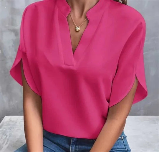 vestoraa pcs woman solid color shirts lady casual outfit 9 - casual unisex garment with precision (USA)
