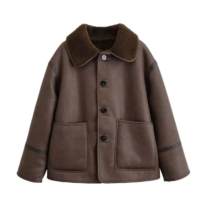 vestoraa charmchant 's reversible shearling outfit 6 - modern unisex garment with precision (USA)