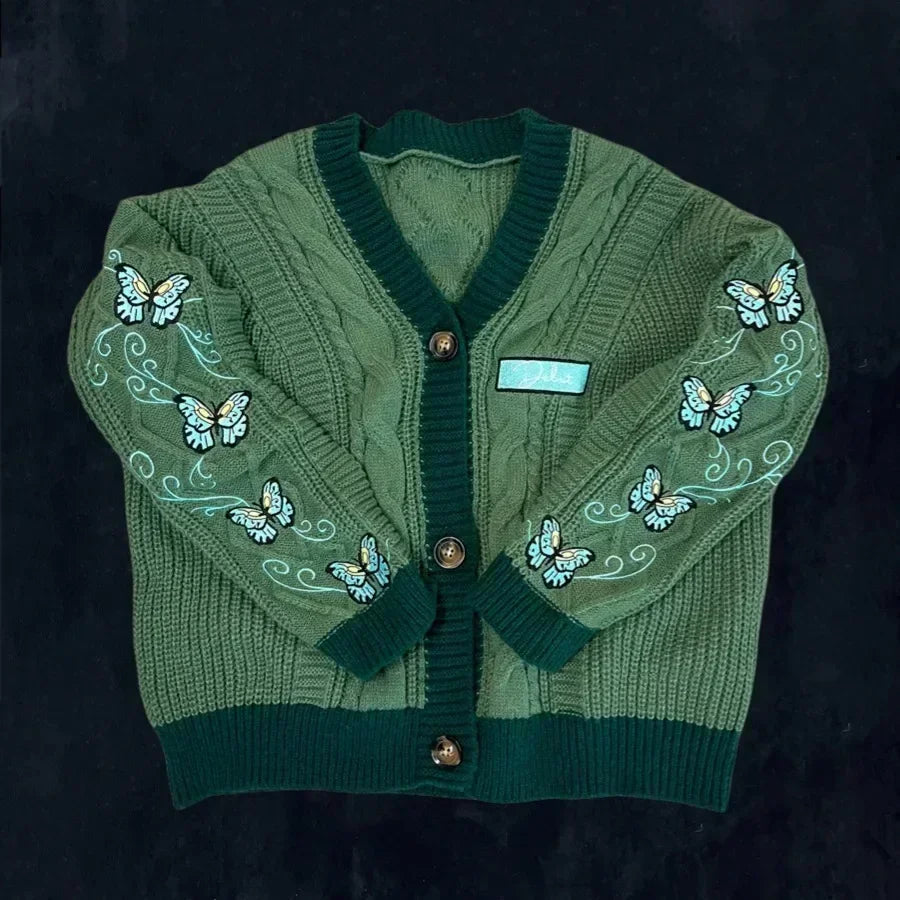 vestoraa tree cardigan knitted cardigans star outfit detail - reliable design, precision, waterproof vintage design (USA)