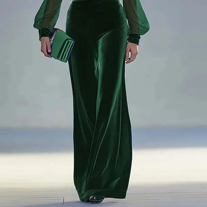 vestoraa sexy deep v neck velvet jumpsuit woman outfit 5 - modern unisex garment with precision (USA)