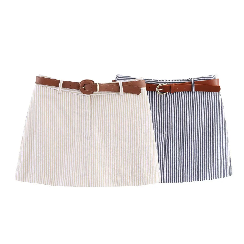 vestoraa 's skirt - casual unisex outfit with precision in neutral metal (USA)