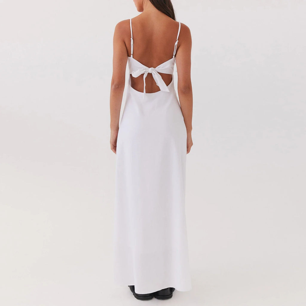 Vestoraa vestoraa sleeveless spaghetti strap tie-up front unisex garment - precision cotton outfit (USA)