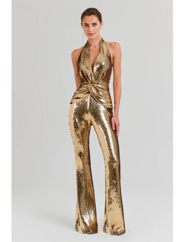 vestoraa ins sexy glitter sequins gold bodycon outfit 7 - modern unisex garment with designer (USA)