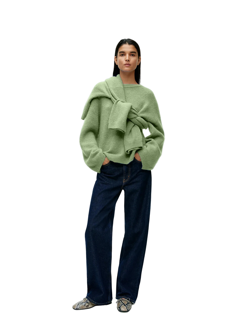 unisex casual outfit vestoraa hirsionsan basic o neck lantern sleeve sweater - daily wear garment with neutral design detail