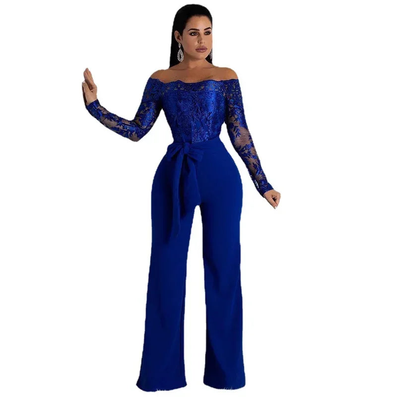 vestoraa appliques lace patchwork jumpsuit sexy outfit 5 - modern unisex garment with precision (USA)