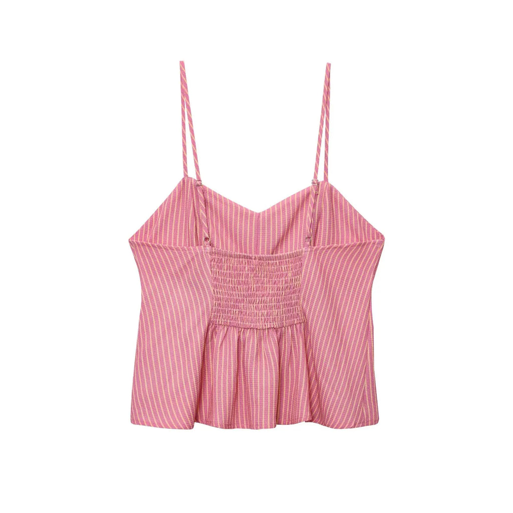 Vestoraa vestoraa 's casual bow striped strap unisex garment - precision metal outfit (USA)