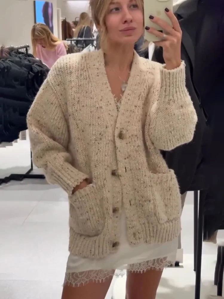 unisex casual outfit vestoraa hh knitting coats solid - daily wear garment with neutral design detail (USA)