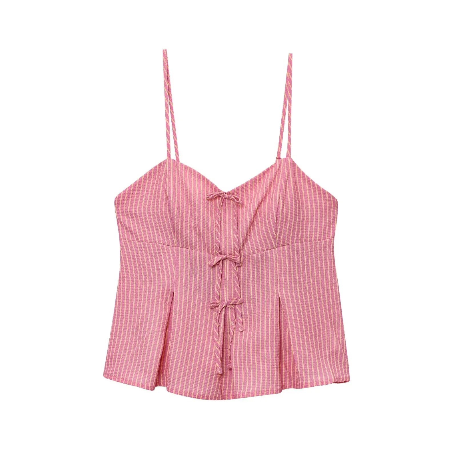 vestoraa 's casual bow striped strap outfit 5 - casual unisex garment with precision (USA)