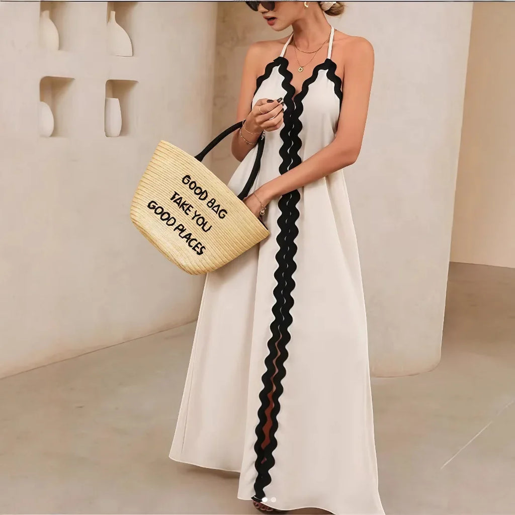 vestoraa sexy backless long dress comfortable loose outfit detail - reliable design, precision, waterproof formal design