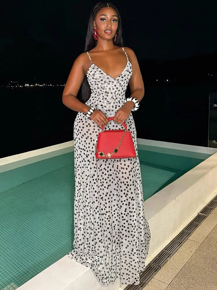 vestoraa sisterlinda classic point print maxi dress outfit 5 - dress unisex garment with precision (USA)