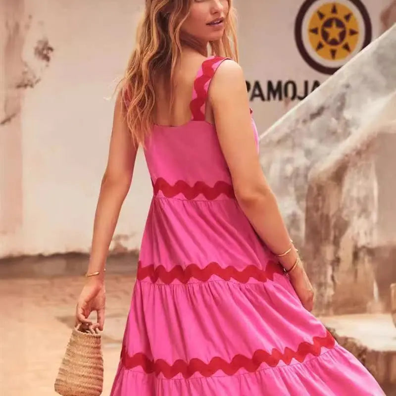 Vestoraa vestoraa stripe off-shoulder midi skirt unisex garment - precision metal outfit (USA)