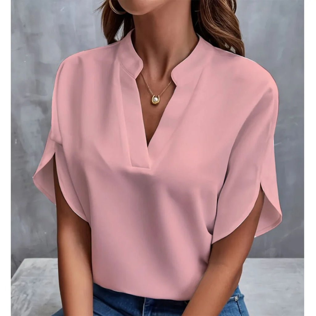 vestoraa pcs woman solid color shirts lady casual outfit 11 - casual unisex garment with precision (USA)
