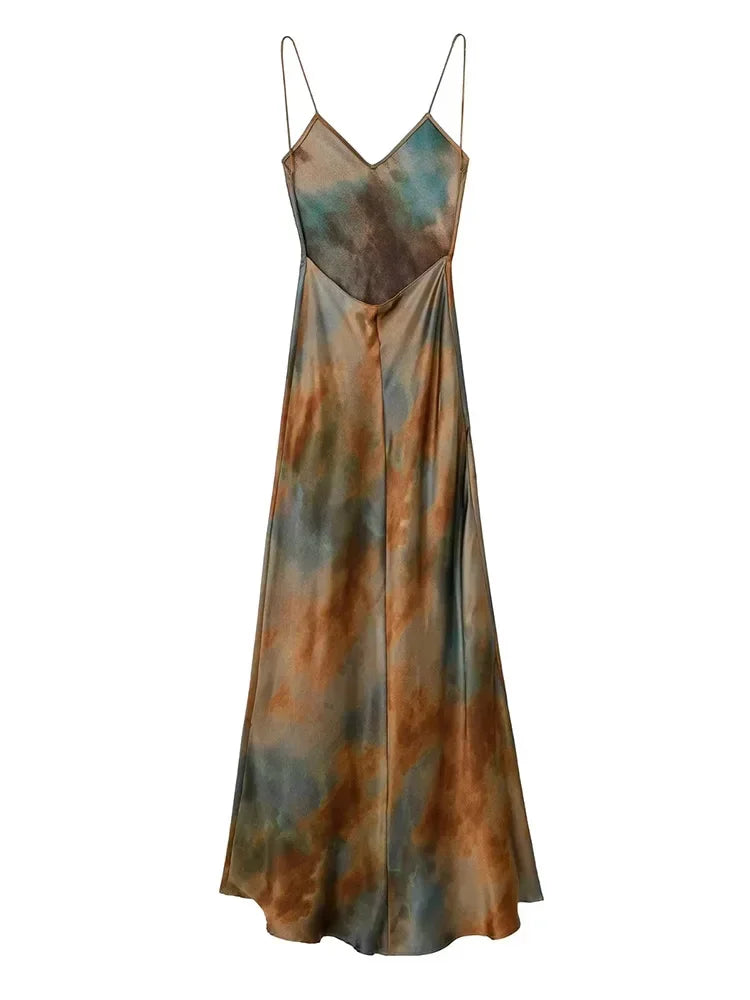 Vestoraa vestoraa zadata 's open back sleeveless dress unisex garment - precision metal outfit (USA)