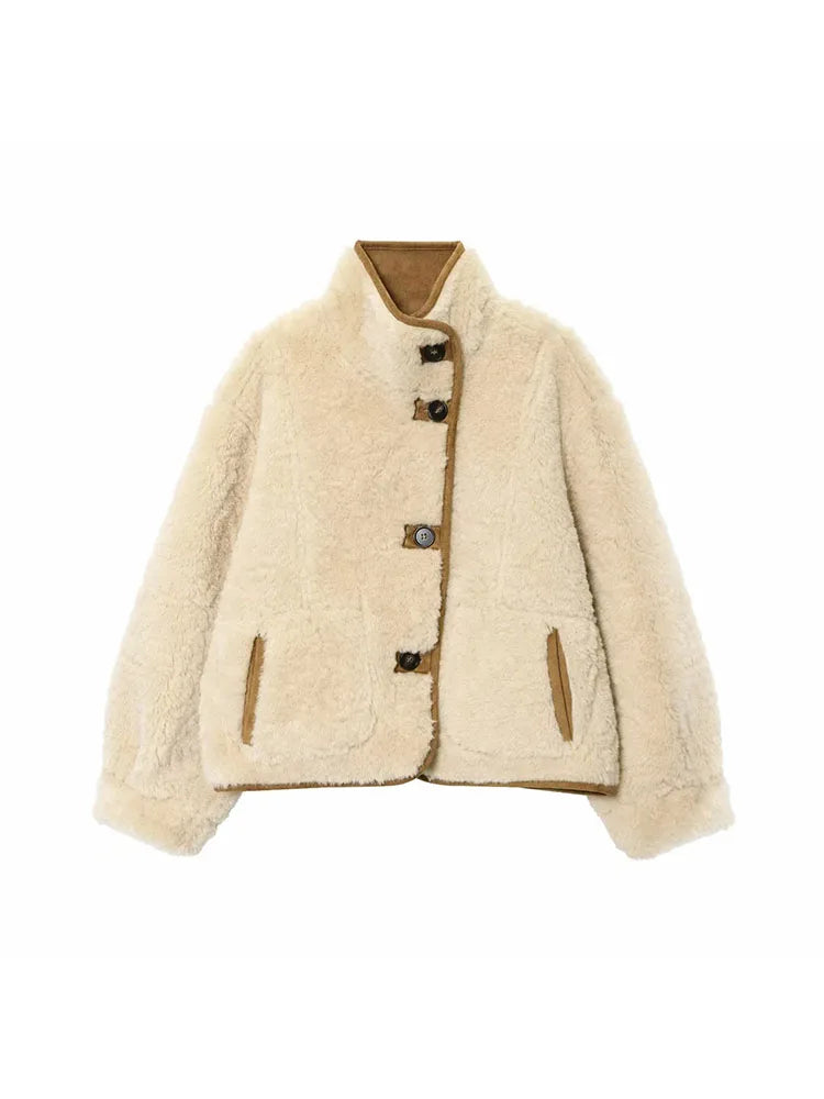 SEGA Official vestoraa double-sided wear lamb velvet coat 's unisex garment - precision metal outfit (USA)