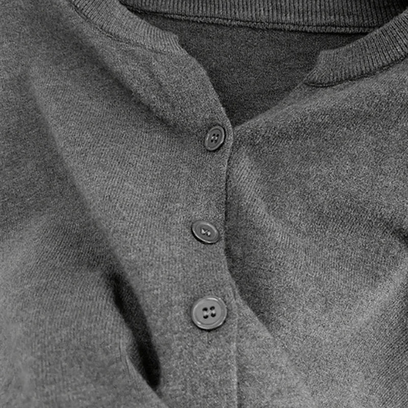 vestoraa 's fleece knit loose short cashmere outfit 5 - casual unisex garment with precision (USA)