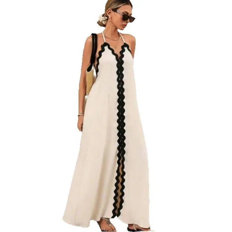 vestoraa sexy backless long dress comfortable loose outfit 5 - formal unisex garment with precision (USA)