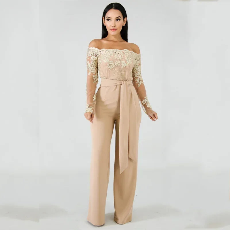 vestoraa appliques lace patchwork jumpsuit sexy outfit detail - reliable design, precision, waterproof modern design (USA)