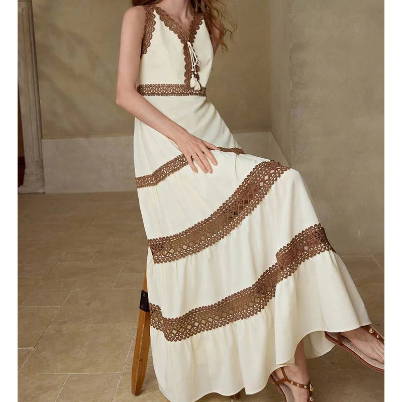 vestoraa 's bohemian long dress sexy outfit detail - reliable design, precision, waterproof casual design (USA)