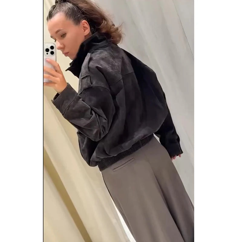 vestoraa 's jackets coats loose youth street outfit detail - reliable design, precision, waterproof modern design (USA)