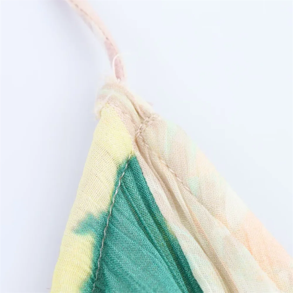 vestoraa flower print patchwork style dress outfit detail - reliable design, precision, waterproof dress design (USA)