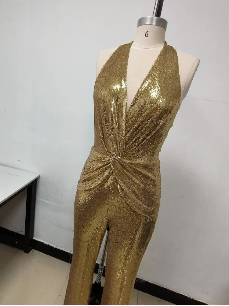 vestoraa ins sexy glitter sequins gold bodycon outfit 5 - modern unisex garment with designer (USA)